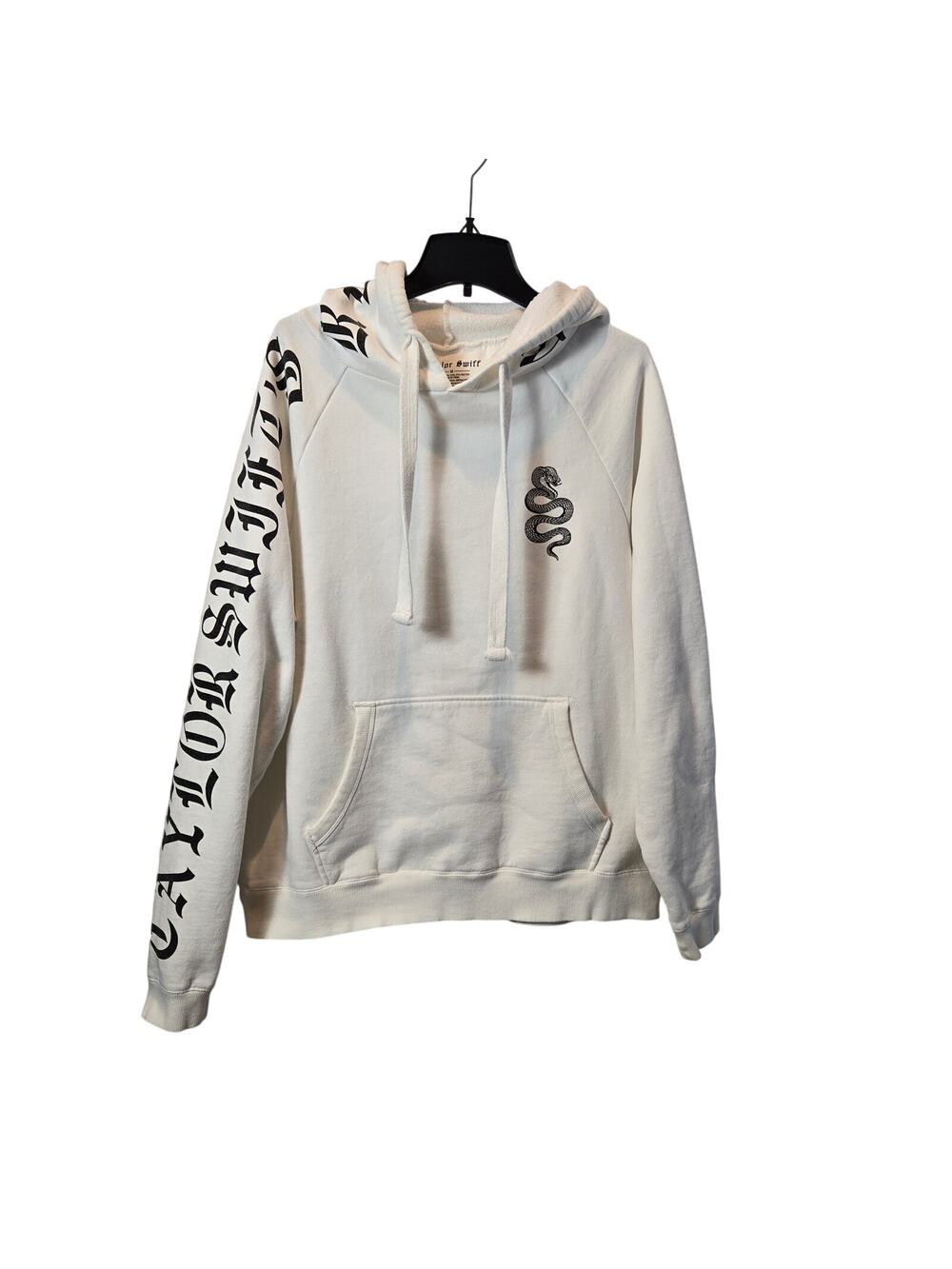 Taylor Swift Reputation Stadium Tour Snake White Hoodie Adult M Medium AUTHENTIC